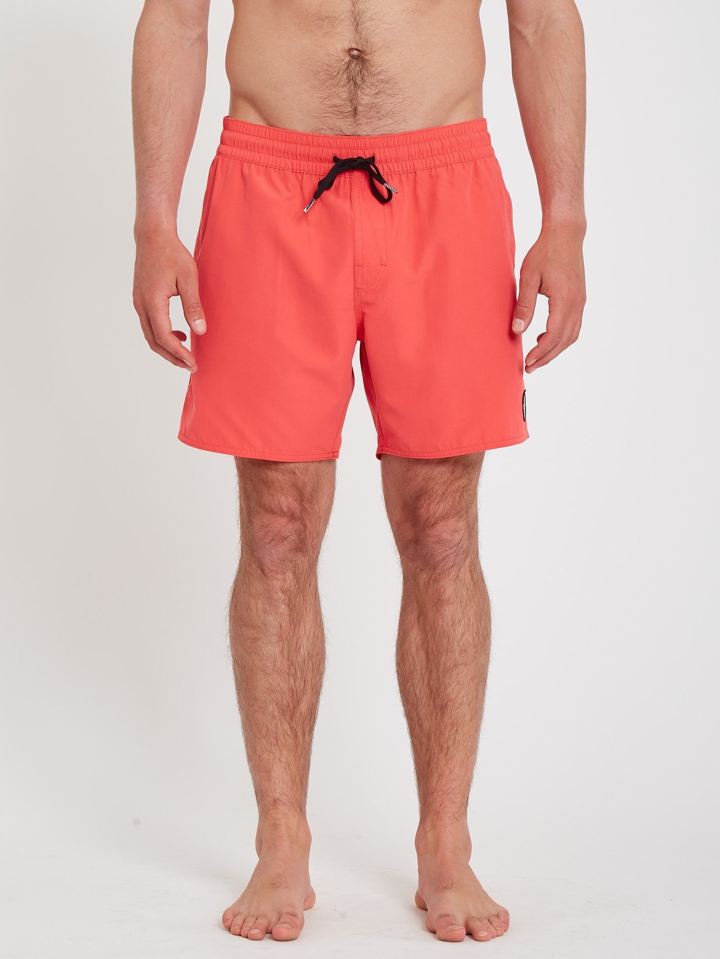 Lido Solid Trunk 16" Boardshorts - CAYENNE