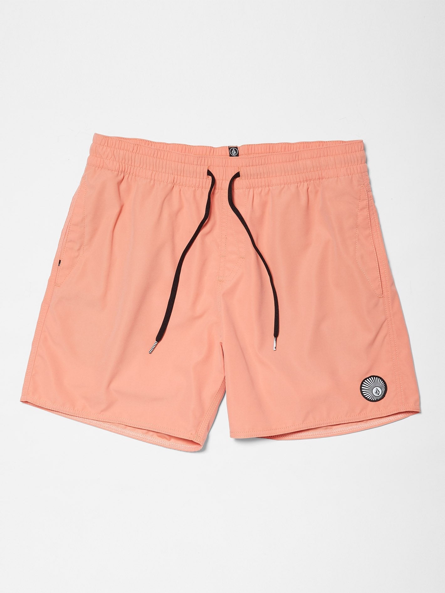 Lido Solid Trunk 16" Boardshorts - Clay Orange