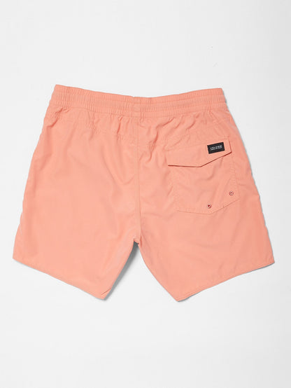 Lido Solid Trunk 16" Boardshorts - Clay Orange