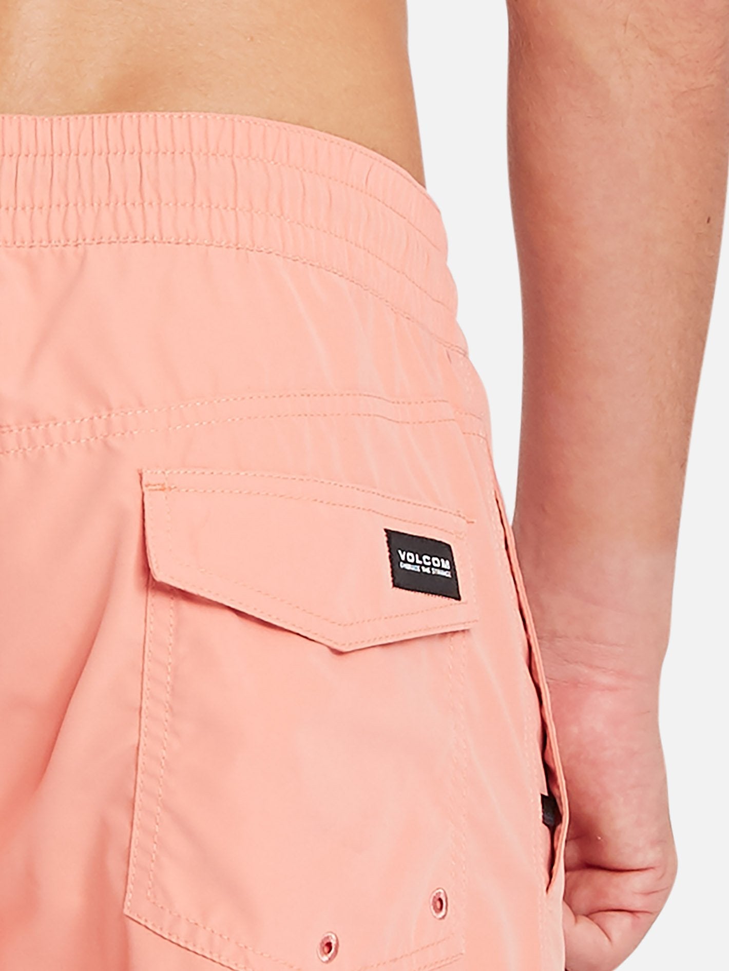 Lido Solid Trunk 16" Boardshorts - Clay Orange