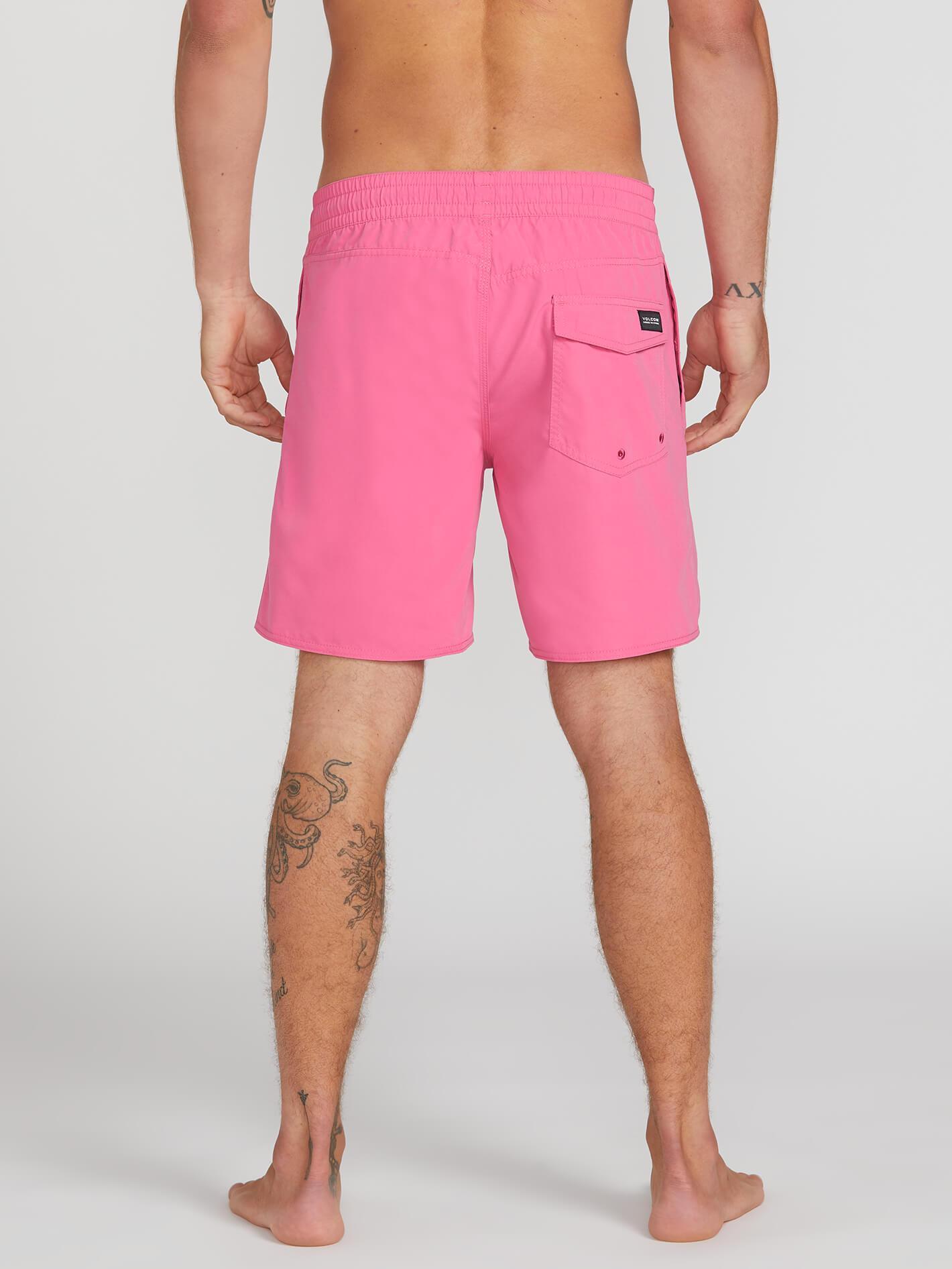 Lido Solid Trunk 16" Boardshorts - WÜSTENROSA
