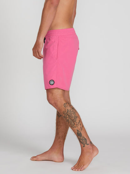 Lido Solid Trunk 16" Boardshorts - WÜSTENROSA