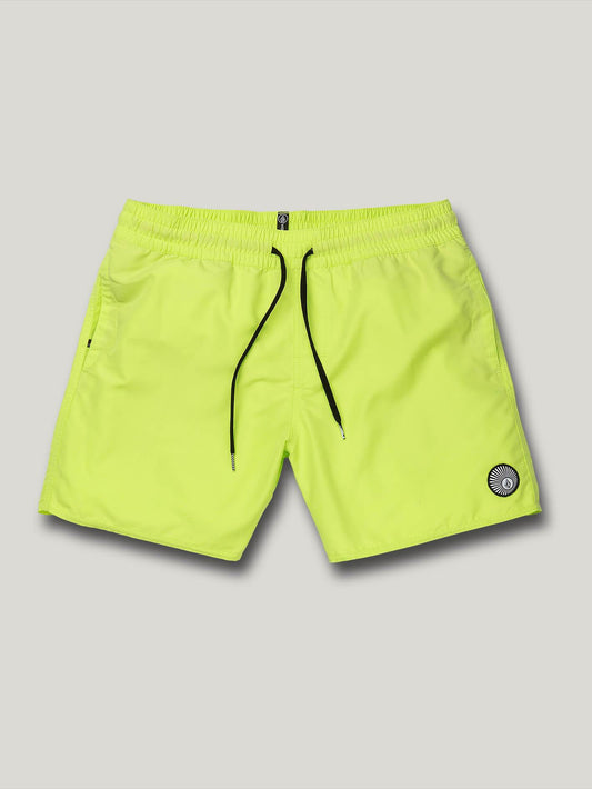 Lido Solid Trunk 16" Boardshorts - HILIGHTER GREEN