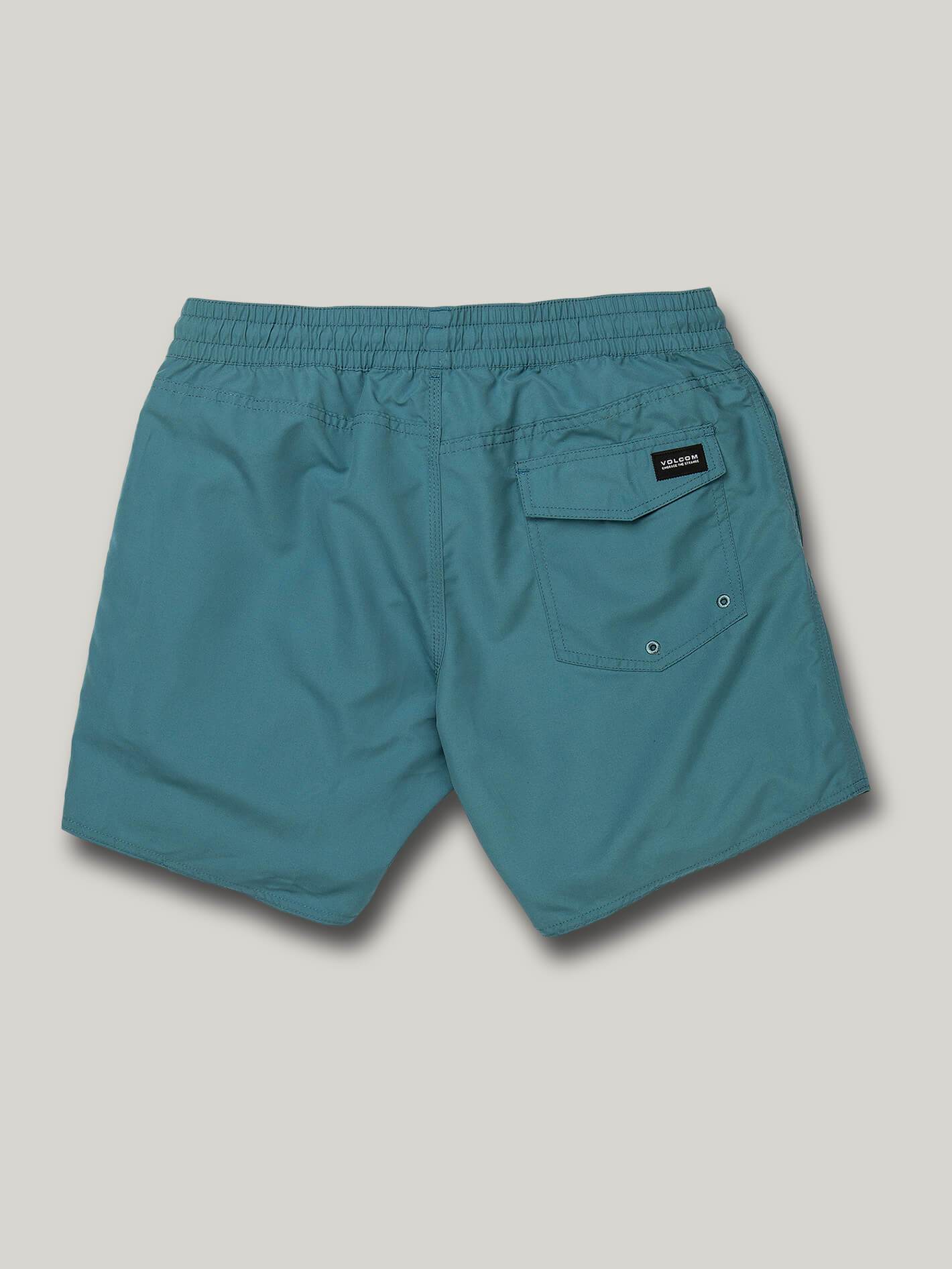 Boardshort Lido Solid Trunk 16" - HYDRO BLUE
