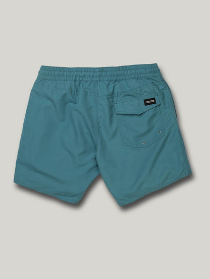 Boardshort Lido Solid Trunk 16" - HYDRO BLUE
