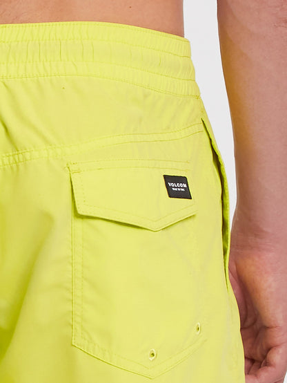 Boardshort Lido Solid Trunk 16" - LIMEADE