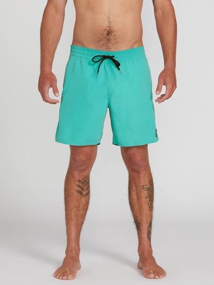 Lido Solid Trunk 16" Boardshorts - MYSTO GRÜN