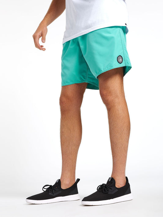 Lido Solid Trunk 16" Boardshorts - MYSTO GRÜN