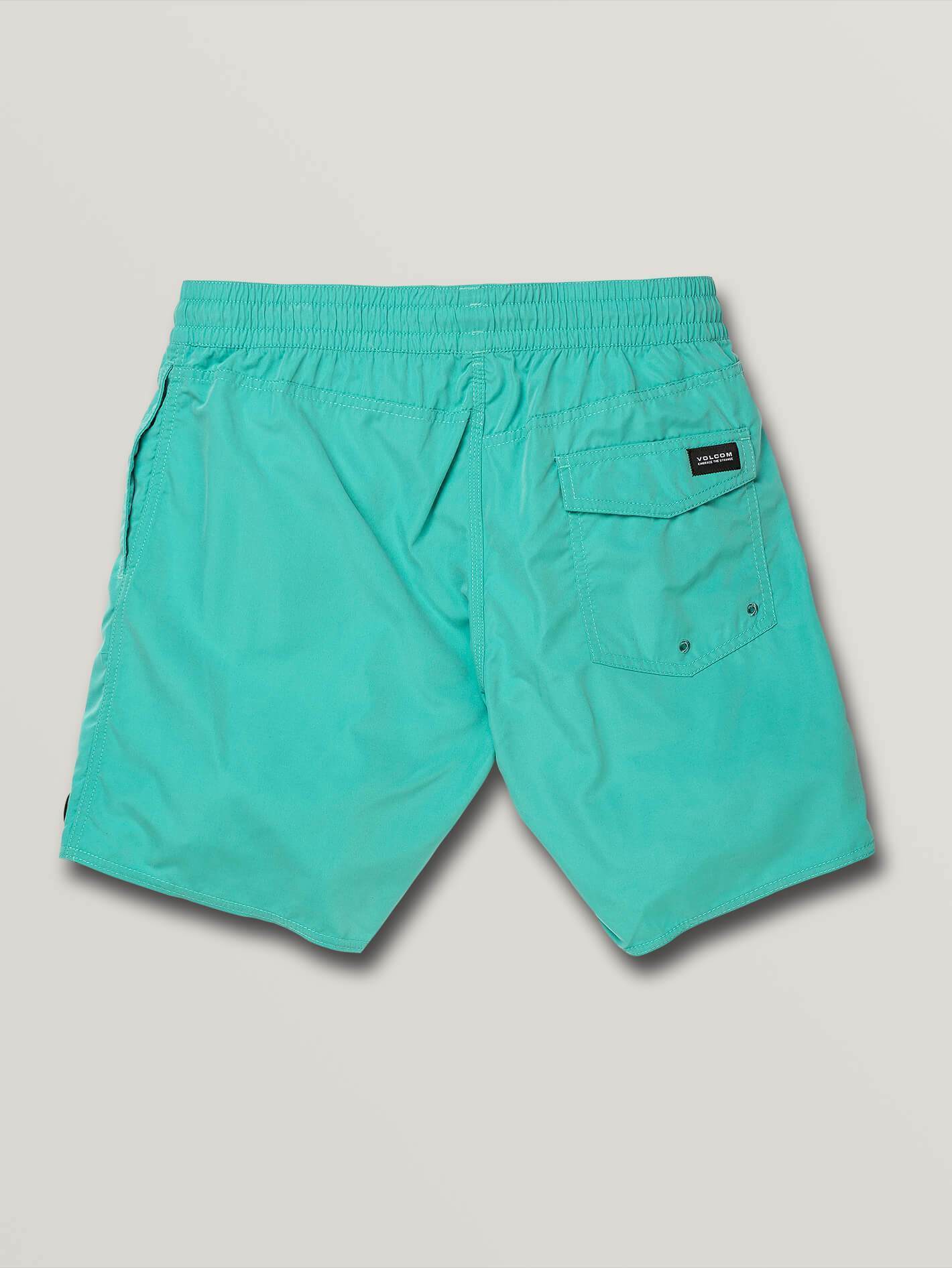 Lido Solid Trunk 16" Boardshorts - MYSTO GRÜN