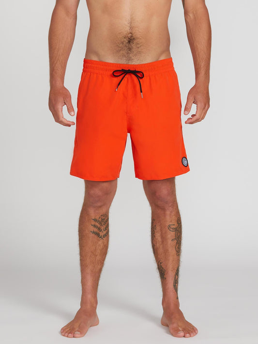 Boardshort Lido Solid Trunk 16" - PEPPER RED