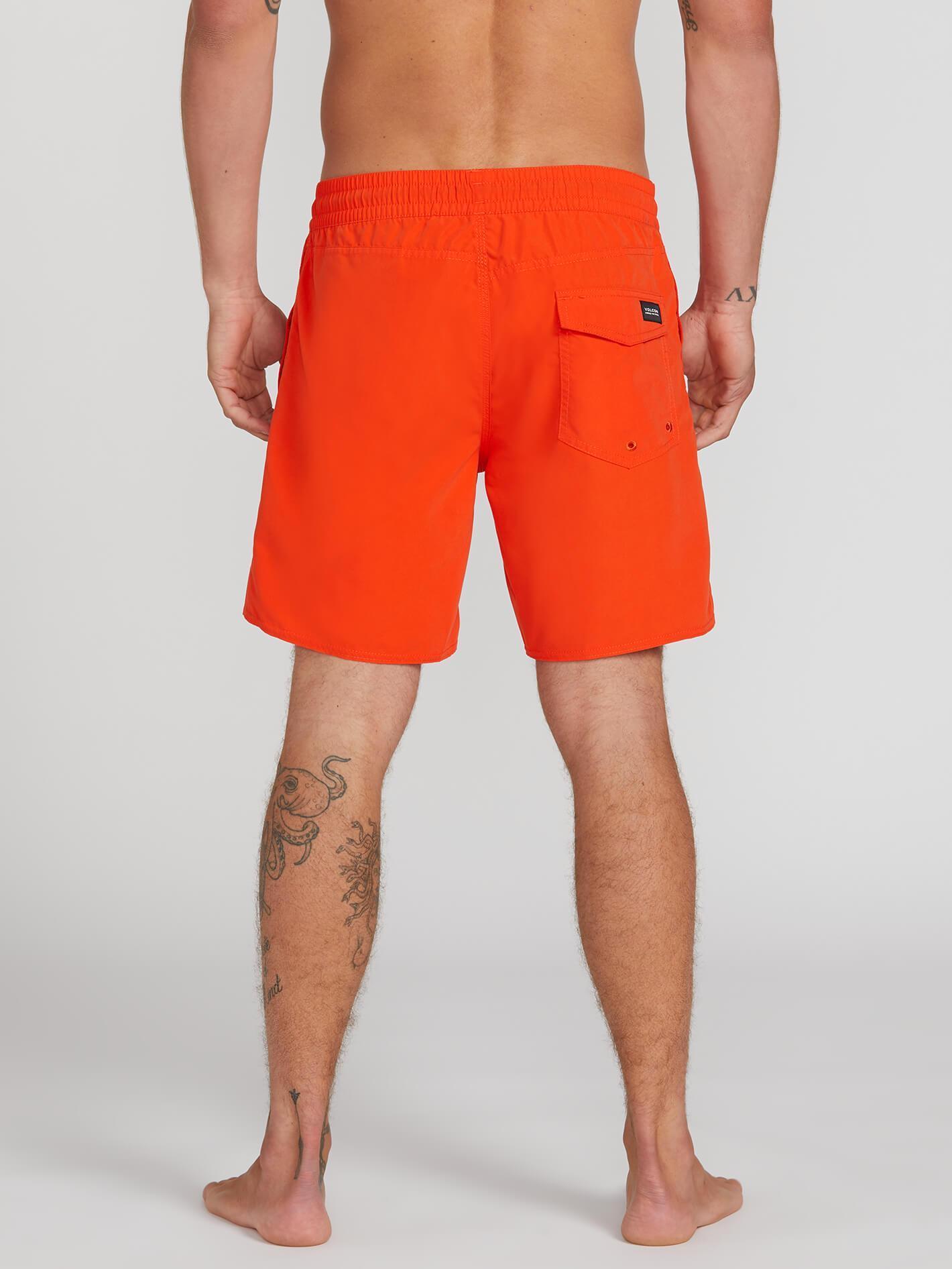 Lido Solid Trunk 16" Boardshorts - PFEFFERROT
