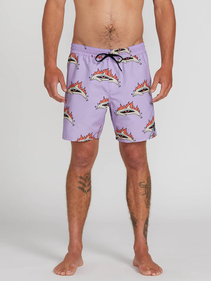 Boardshort Bottle O Trunk 17" - LILAC