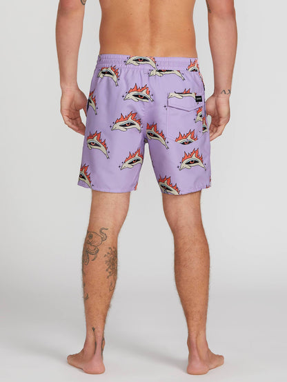 Boardshort Bottle O Trunk 17" - LILAC