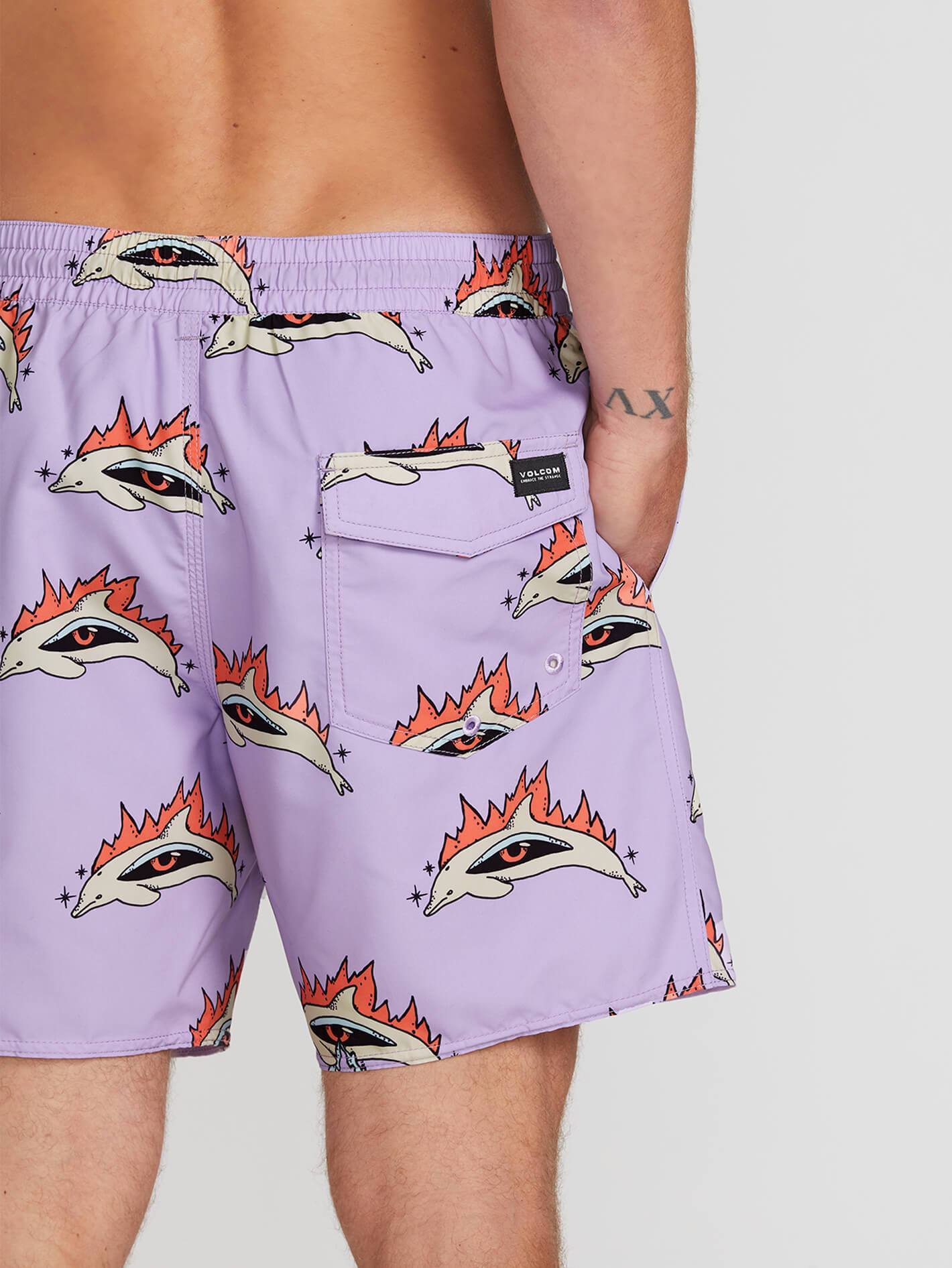 Boardshort Bottle O Trunk 17" - LILAC