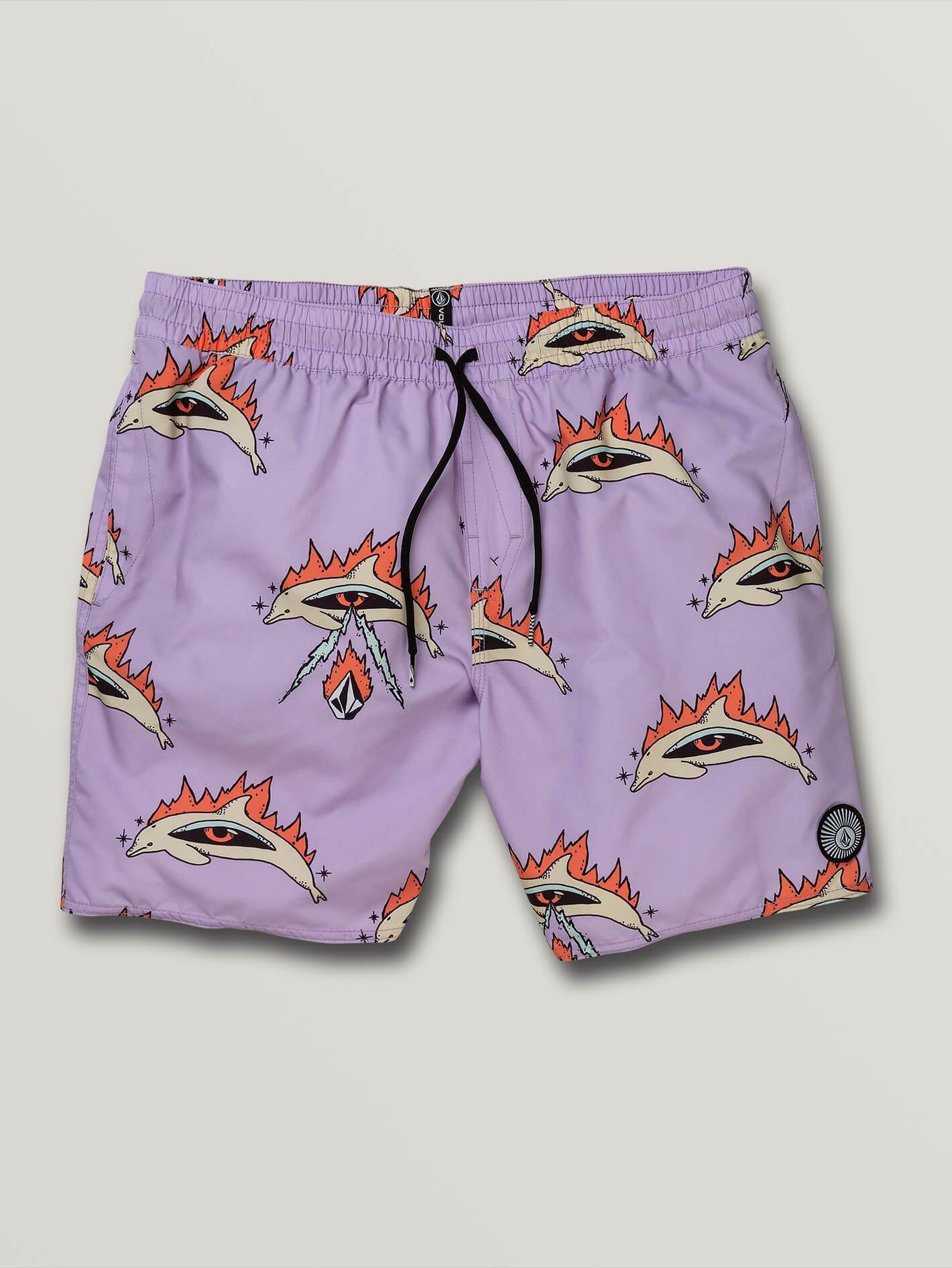 Boardshort Bottle O Trunk 17" - LILAC