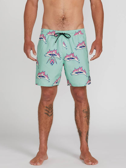 Bottle O Trunk 17" Boardshorts - HARZBLAU