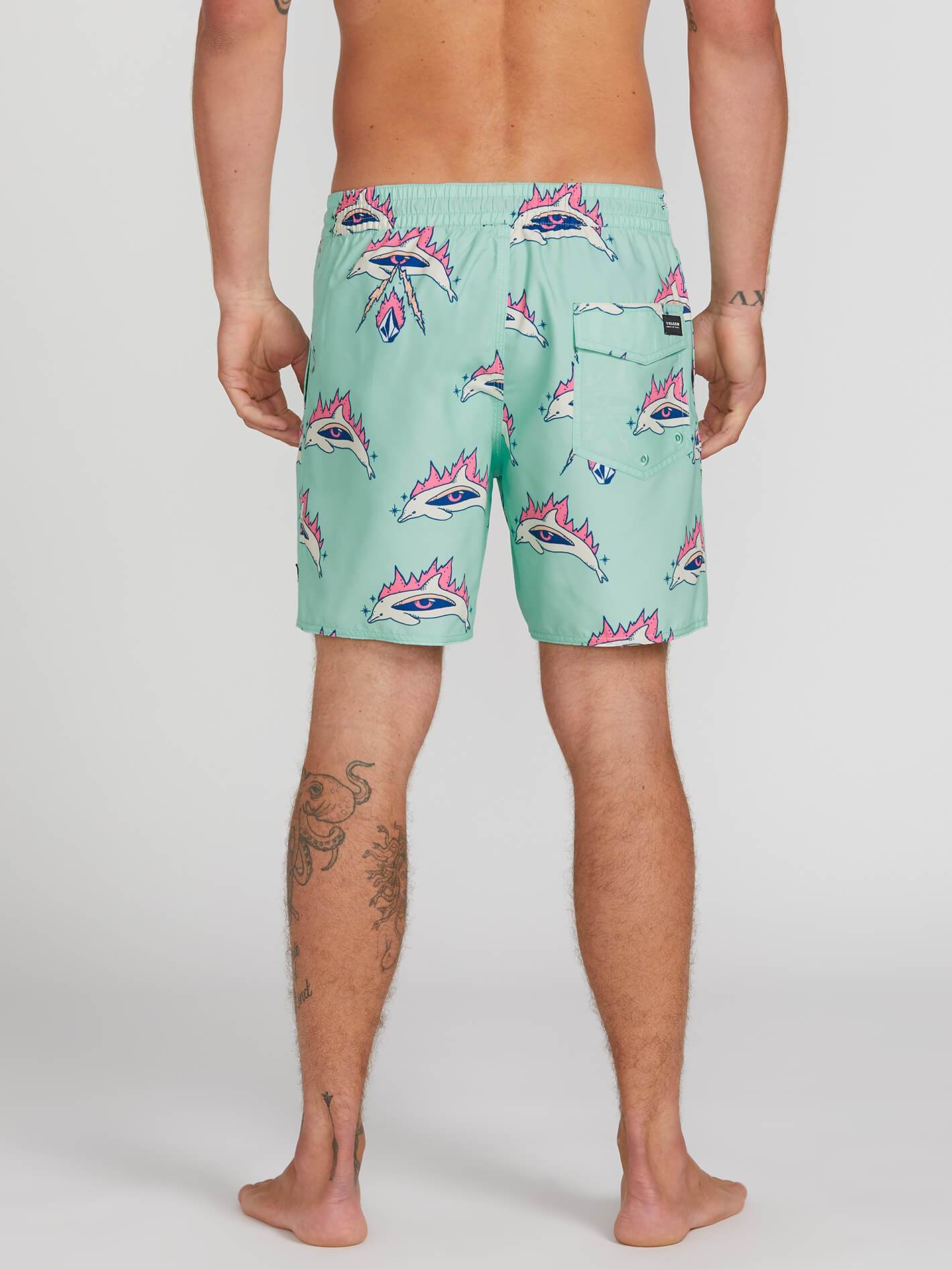 Bottle O Trunk 17" Boardshorts - HARZBLAU