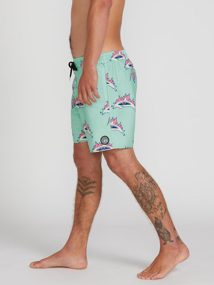 Bottle O Trunk 17" Boardshorts - HARZBLAU