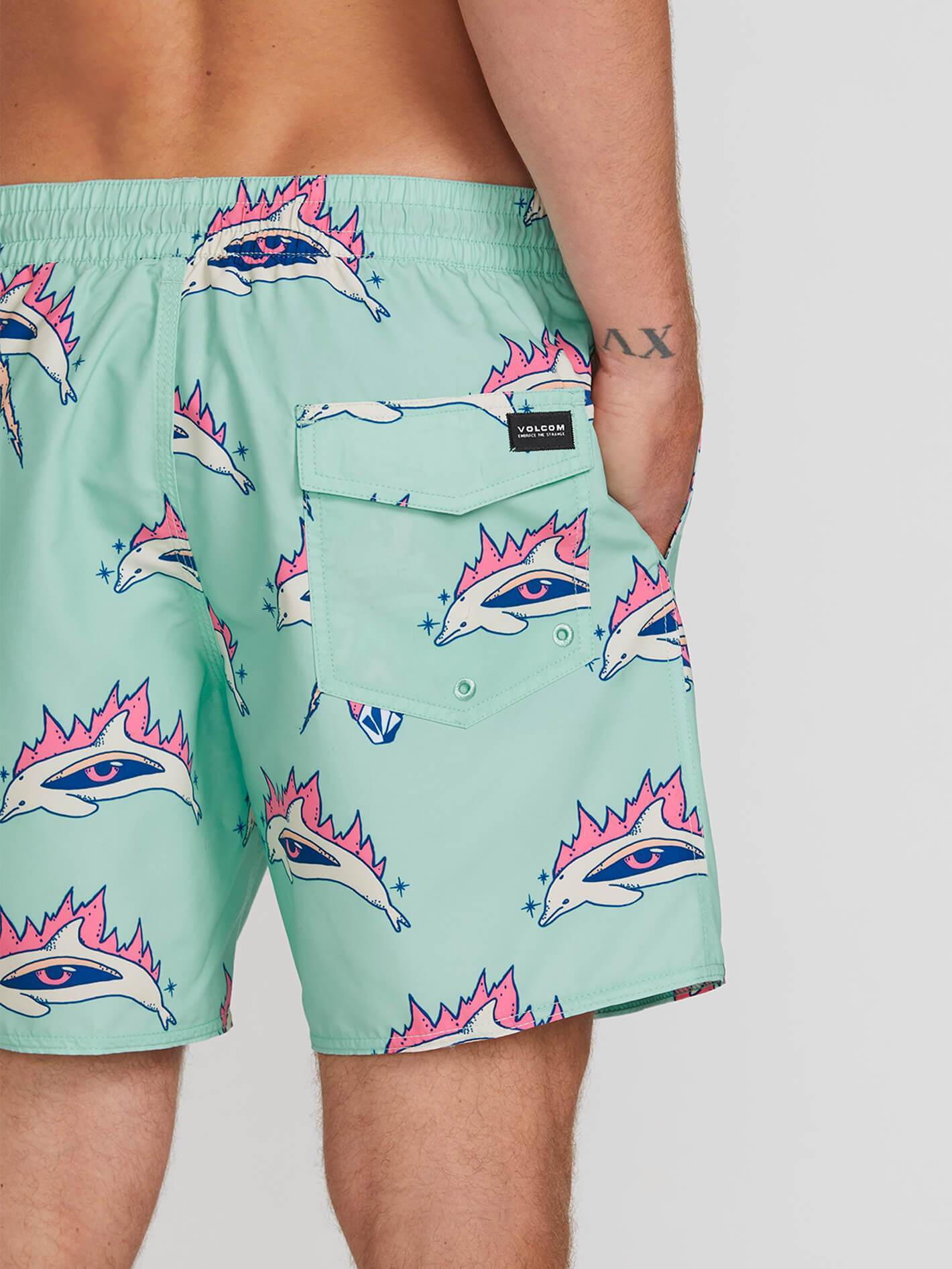 Bottle O Trunk 17" Boardshorts - HARZBLAU