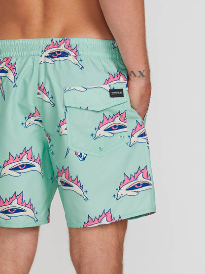 Bottle O Trunk 17" Boardshorts - HARZBLAU