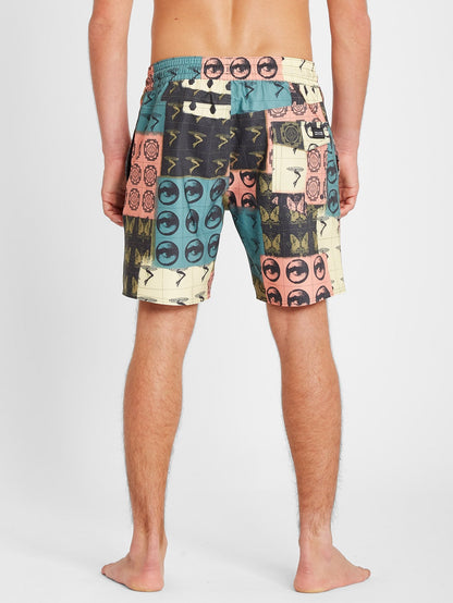 Boardshort Tropic Blotter Trunk 17" - Multi