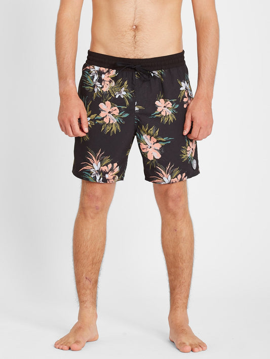 Boardshort Earthly Delight Trunk 17" - Black
