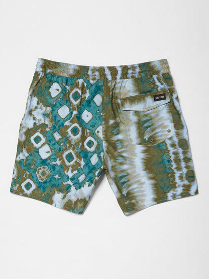 Boardshort Earthly Delight Trunk 17" - Spruce Green