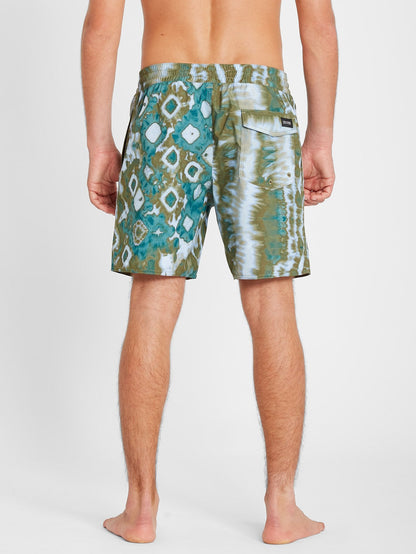 Boardshort Earthly Delight Trunk 17" - Spruce Green