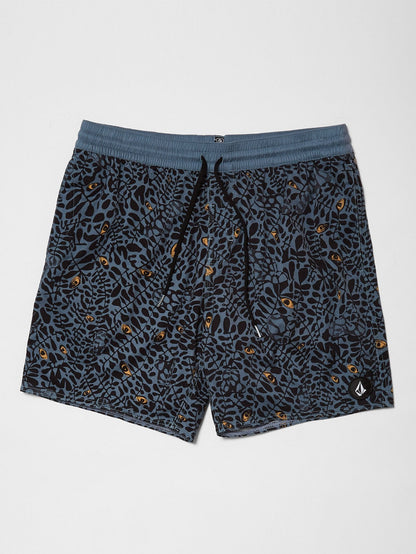Strange Daze Paisley Trunk 17" Boardshorts - China Blue