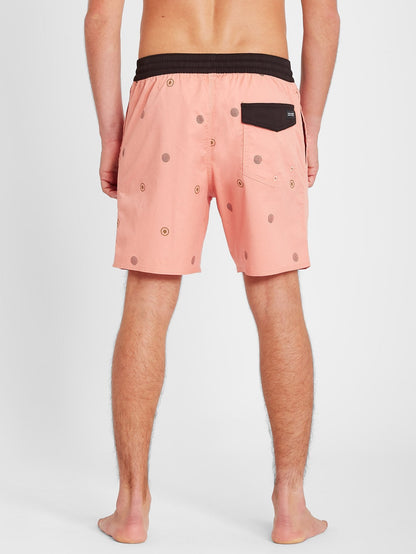 Boardshort Strange Daze Paisley Trunk 17" - Clay Orange