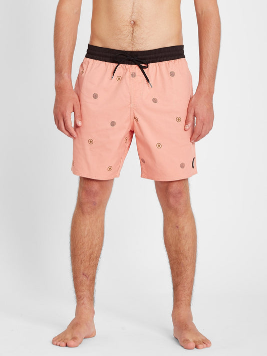 Boardshort Strange Daze Paisley Trunk 17" - Clay Orange