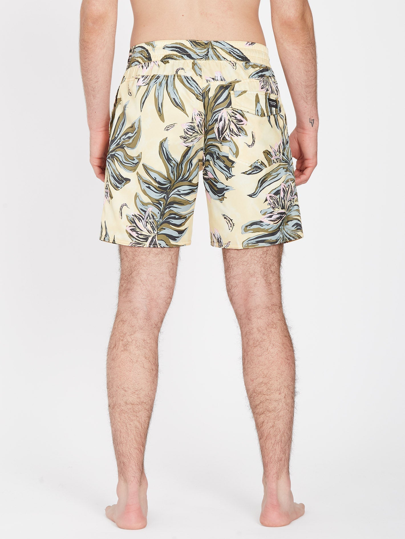 Boardshort Center Print 17" - DAWN YELLOW