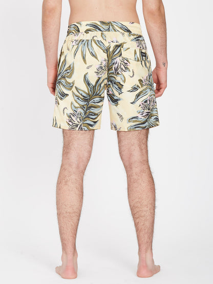 Boardshort Center Print 17" - DAWN YELLOW