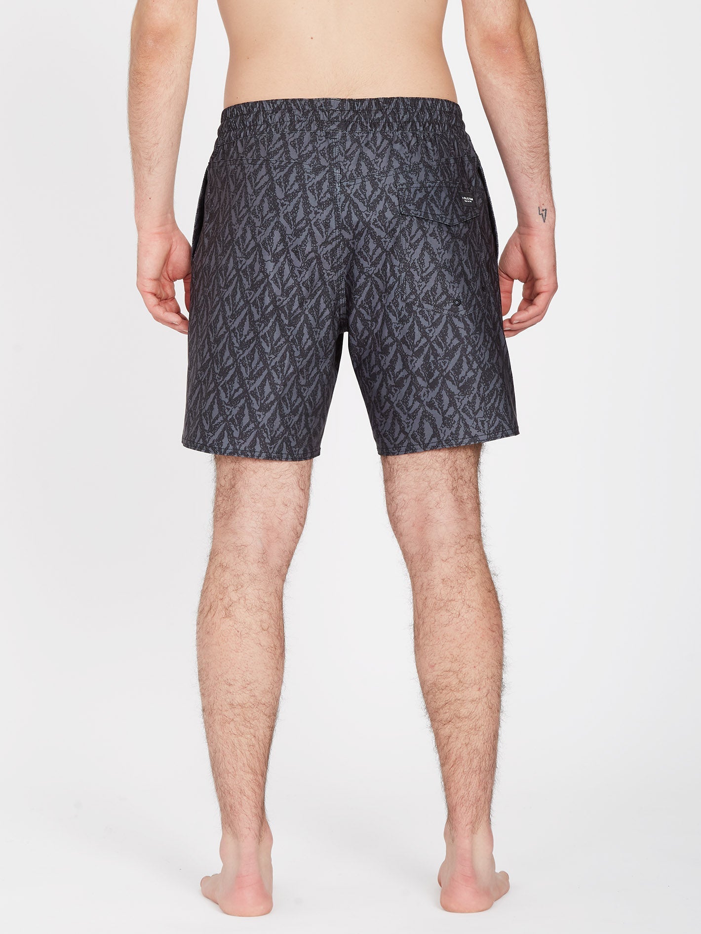 Boardshort Justin Hager 17" - BLACK