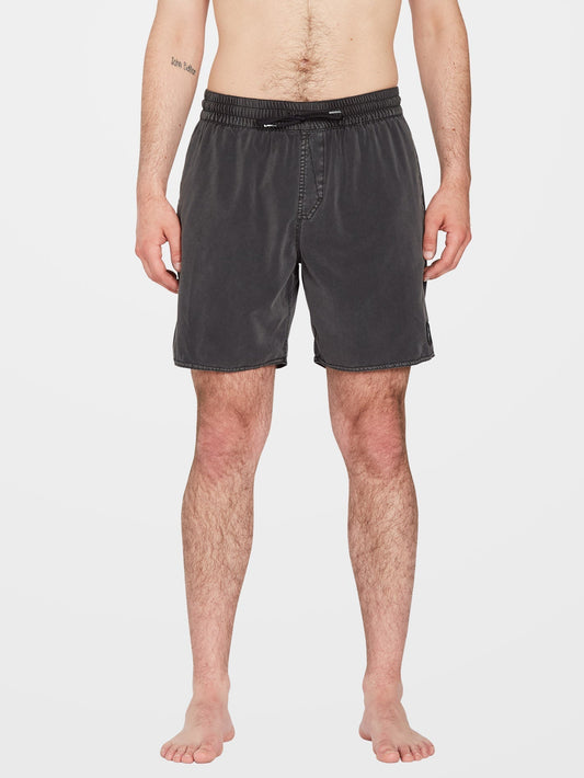 Center Trunk 17" Boardshorts - SCHWARZ