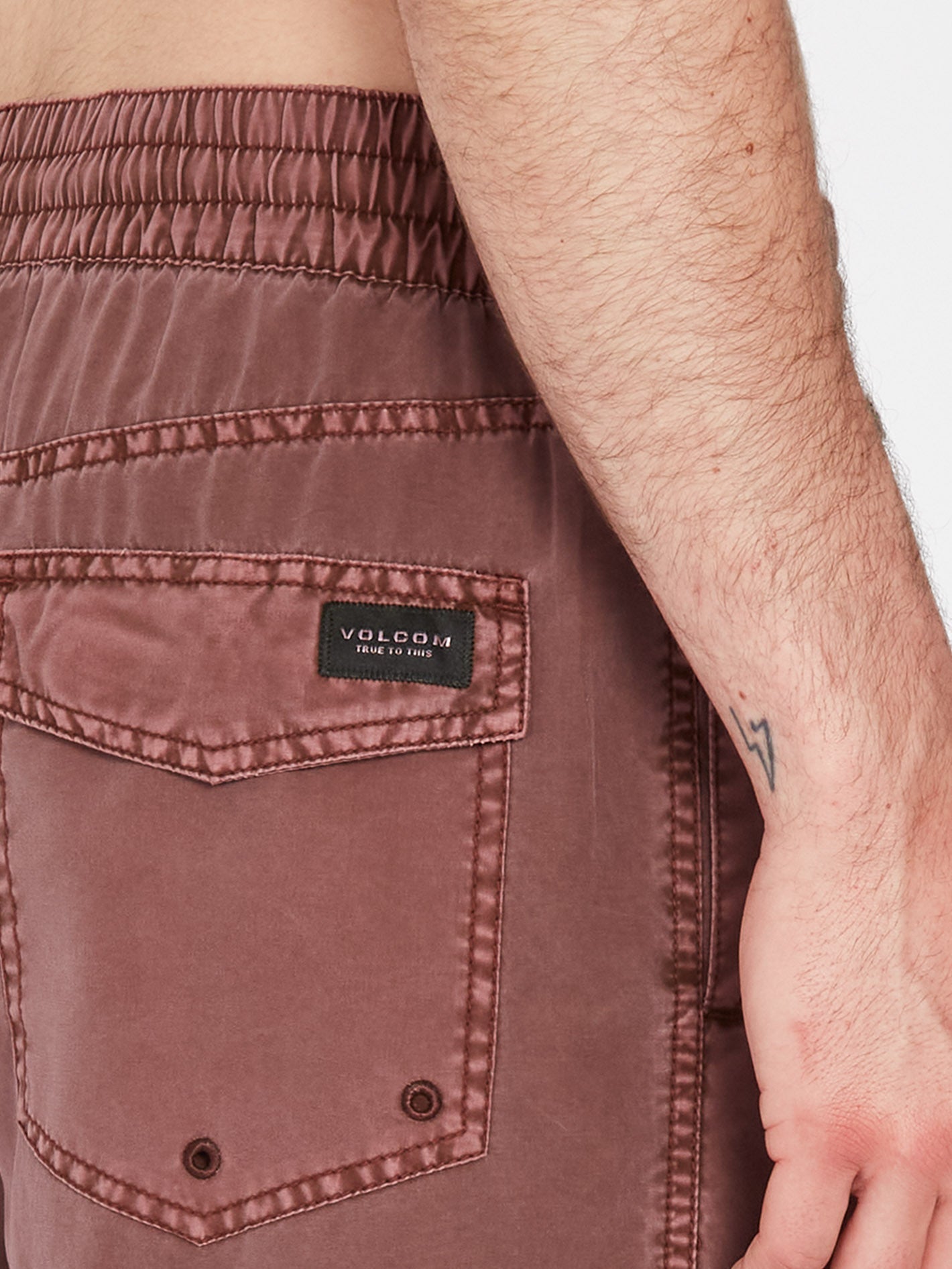 Boardshort Center 17" - BORDEAUX BROWN