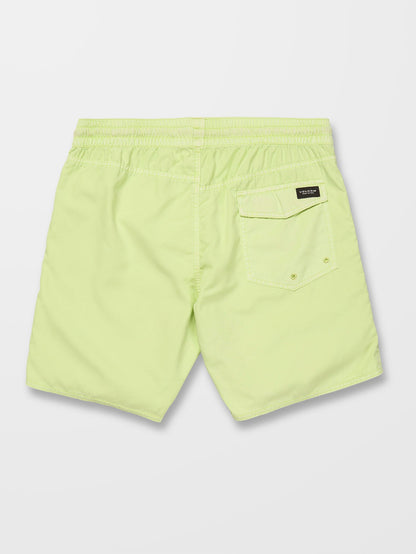 Short de bain Center 17" - SHADOW LIME