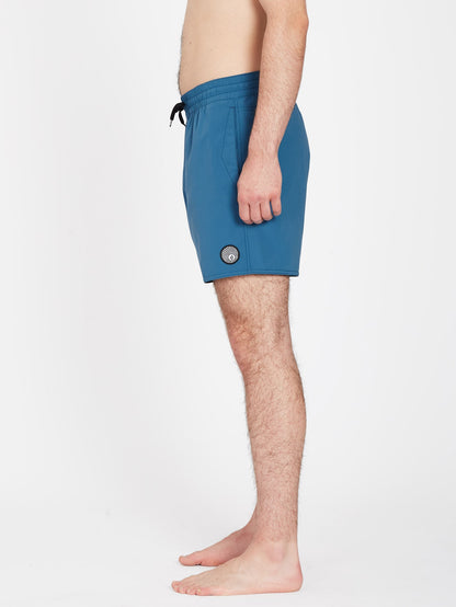 Lido Solid 16" Boardshorts - AGED INDIGO