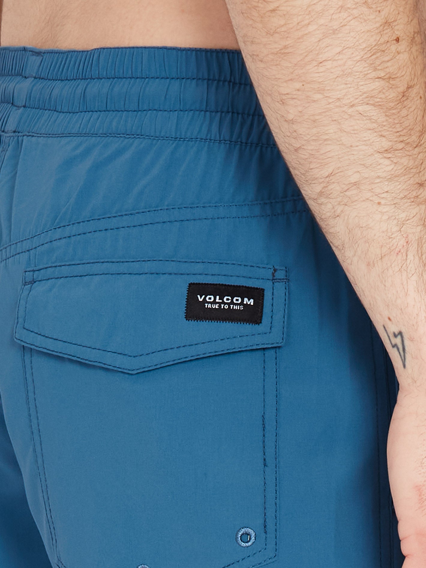 Lido Solid 16" Boardshorts - AGED INDIGO