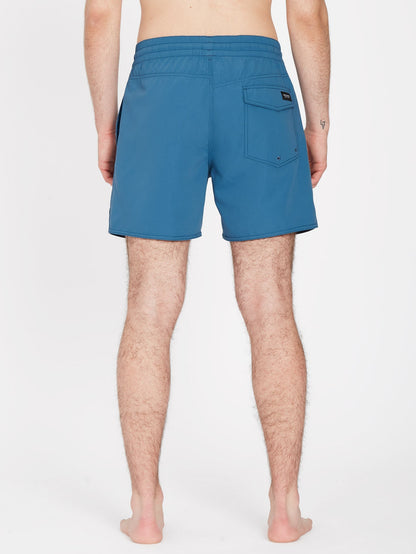 Lido Solid 16" Boardshorts - AGED INDIGO