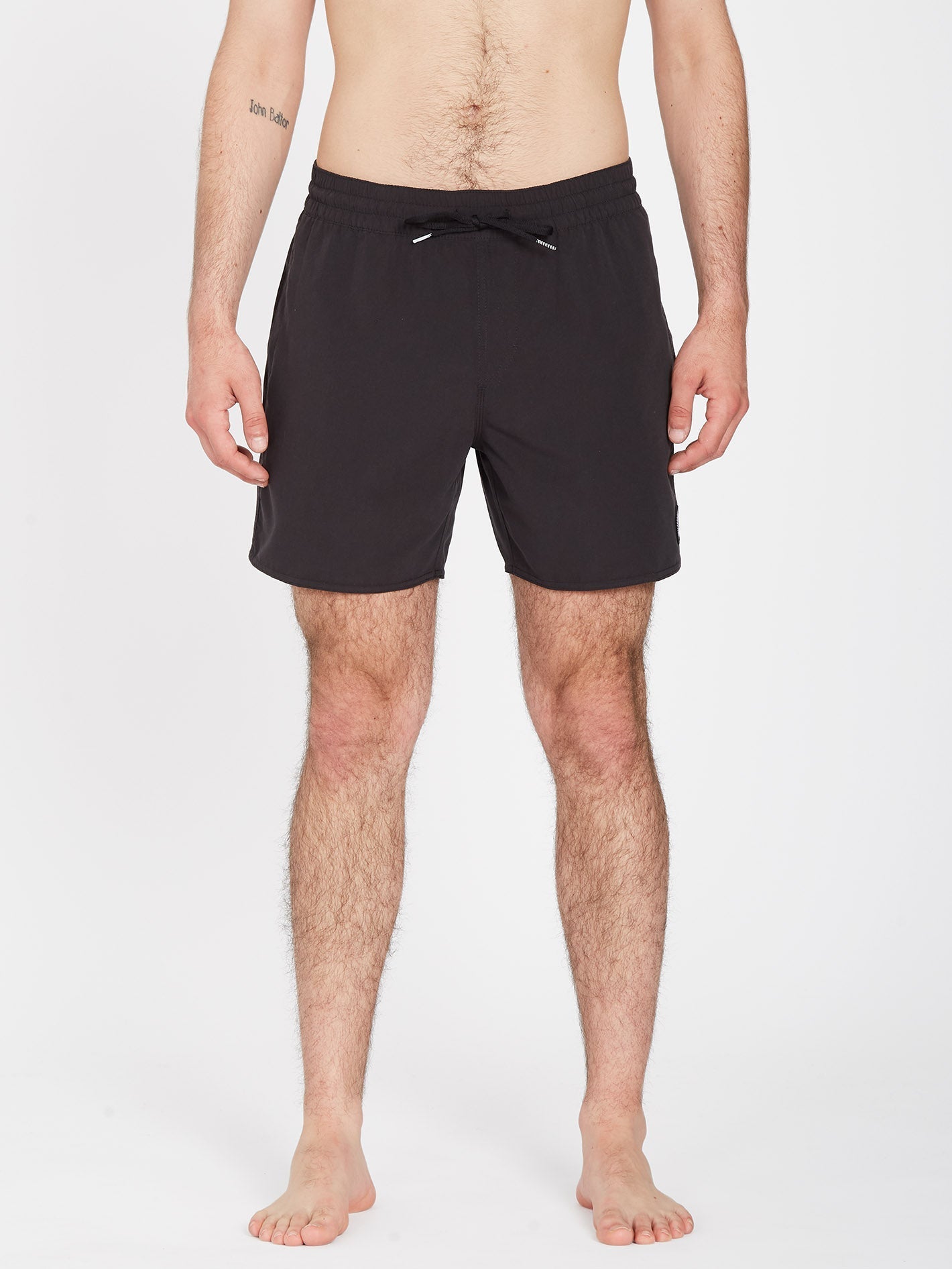 Lido Solid 16" Boardshorts - SCHWARZ