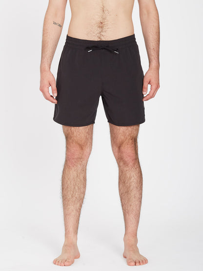 Lido Solid 16" Boardshorts - SCHWARZ