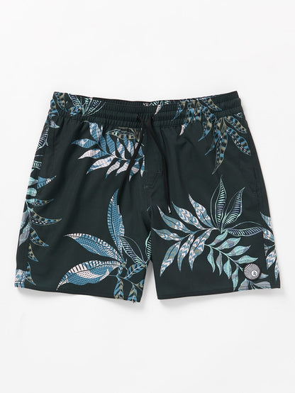 Baffle Trunk 17" Boardshorts - BLACK
