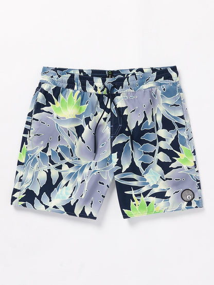 Lido Print Trunk 17" Boardshorts - MARINEBLAU