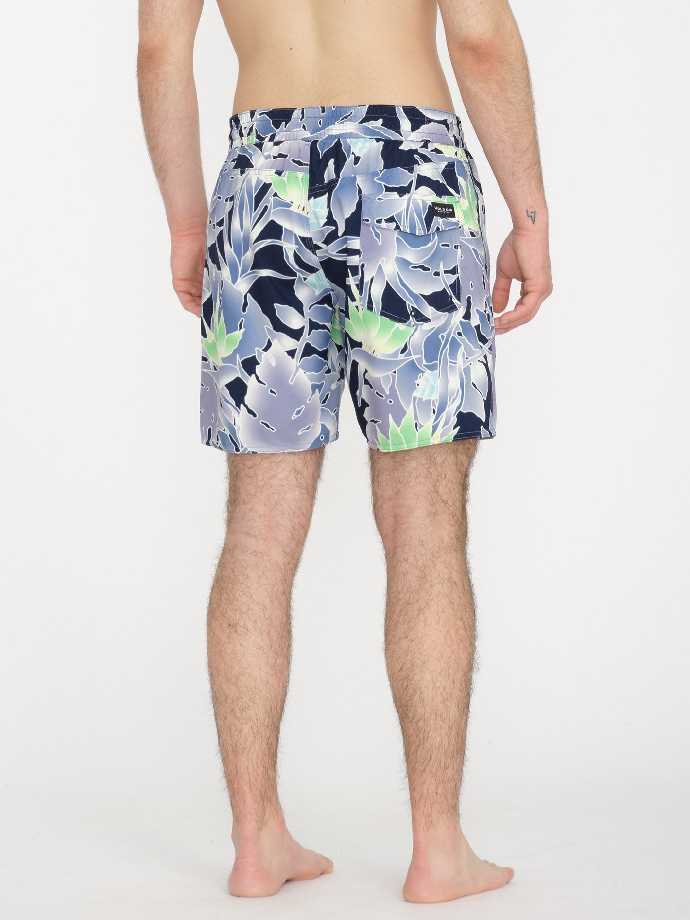 Lido Print Trunk 17" Boardshorts - MARINEBLAU