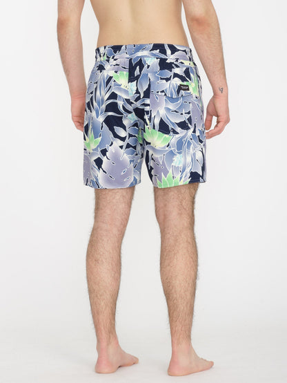 Lido Print Trunk 17" Boardshorts - MARINEBLAU