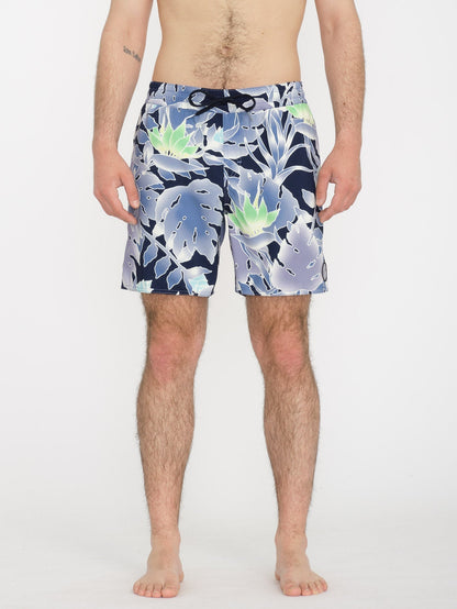 Lido Print Trunk 17" Boardshorts - MARINEBLAU