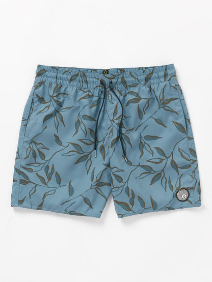 Boardshort Lido Print Trunk 17" - STONE BLUE