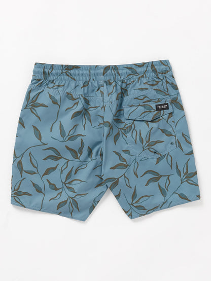 Boardshort Lido Print Trunk 17" - STONE BLUE