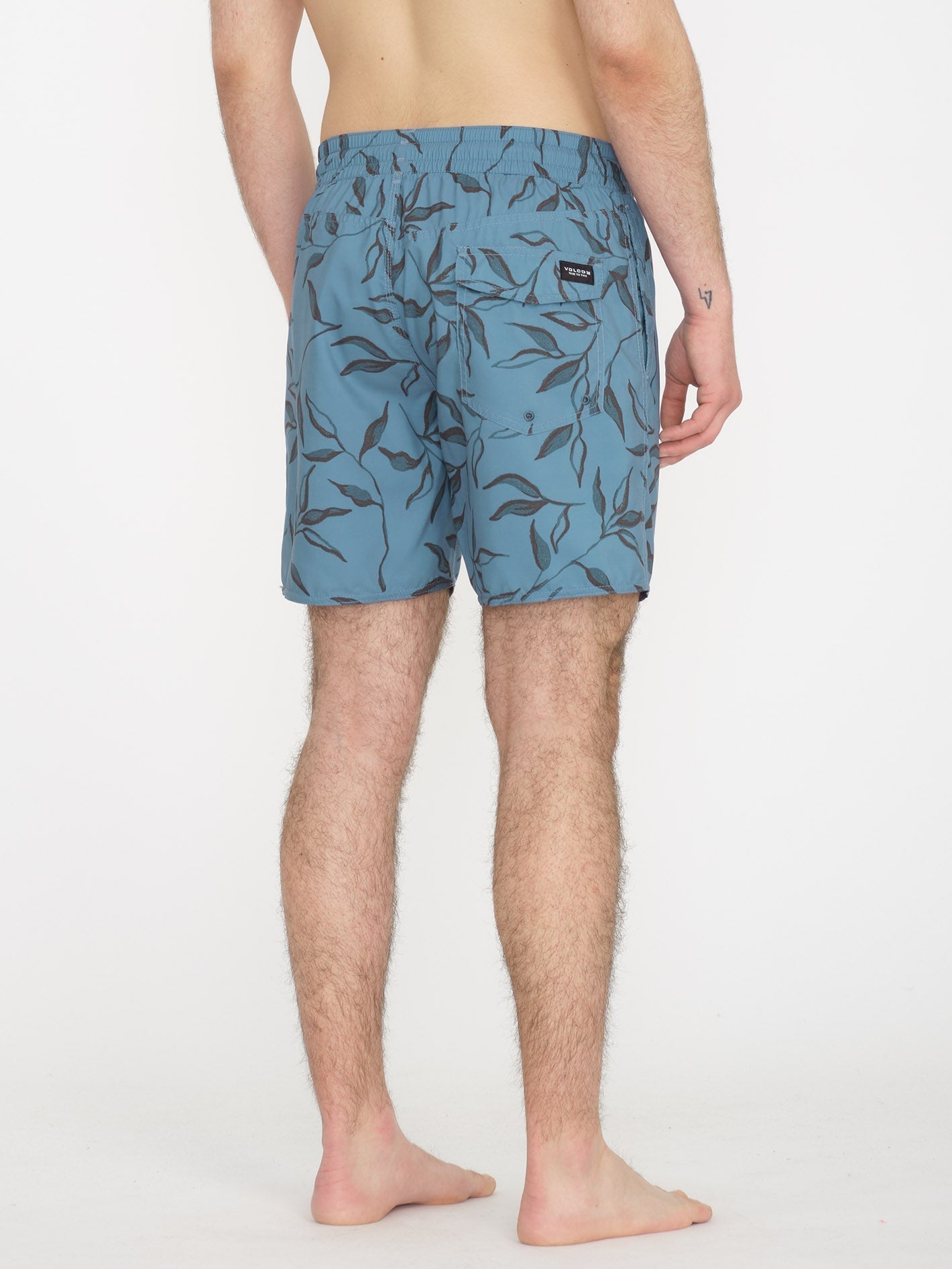 Boardshort Lido Print Trunk 17" - STONE BLUE